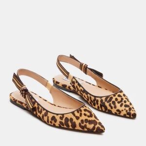 Steve Madden Leopard Flats NWT